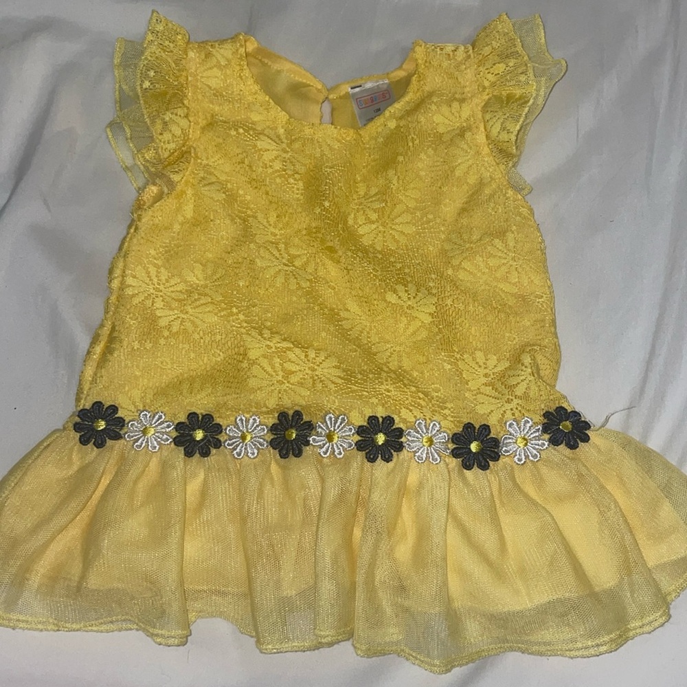 Yellow 12m baby dress